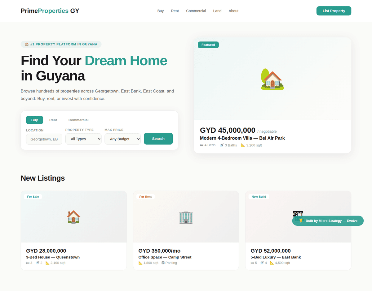 AI Customer Service Bot — Real Estate Agency
