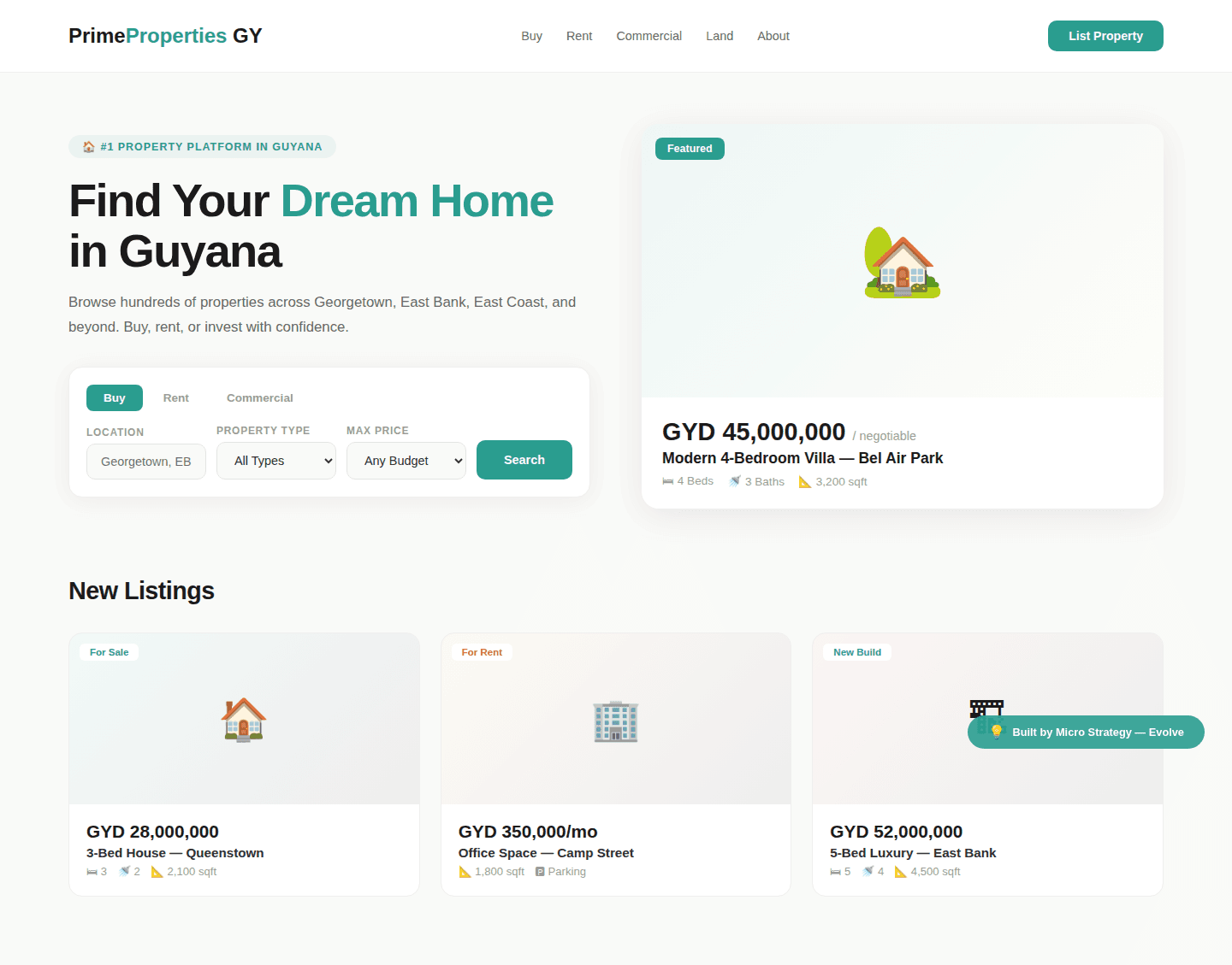 Real Estate & Property Platform